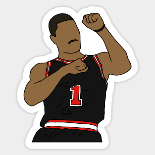 Derrick Rose Celebration Sticker